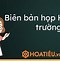 Họp Hội Đồng Sư Phạm Mầm Non